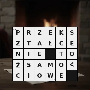 Rozwiązanie krzyżówki: przekształcenie tożsamościowe - przekształcenie tożsamościowe | hasła, synonimy i podpowiedzi Hasło krzyżówkowe przekształcenie tożsamościowe - przekształcenie tożsamościowe – rozwiązanie, synonimy, podpowiedzi i definicje krzyżówkowe